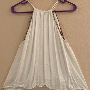 Mi Ami High Neck Thin Strap Tank